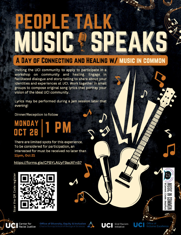 People Talk, Music Speaks flyer